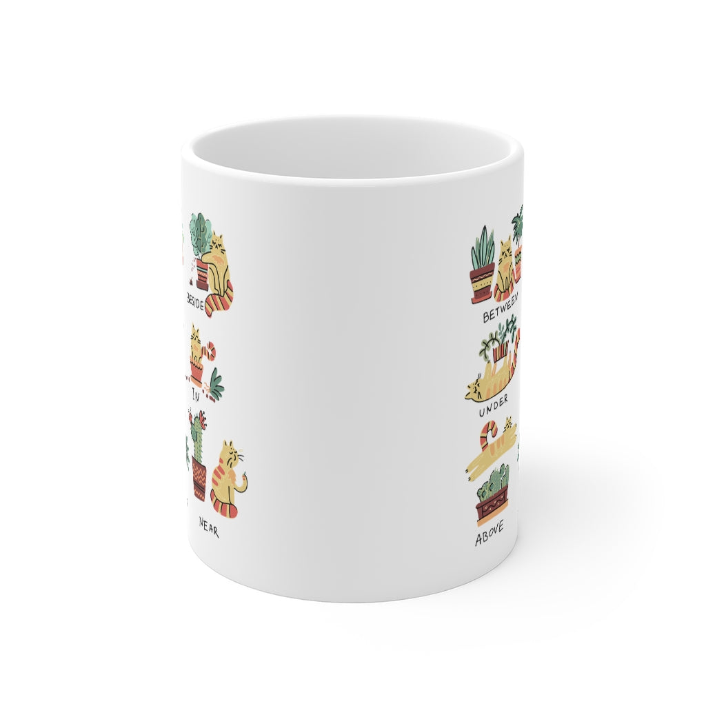 Skorter | Combo Cat and Plants Coffee Tea Mug