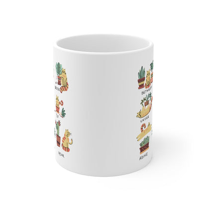 Skorter | Combo Cat and Plants Coffee Tea Mug