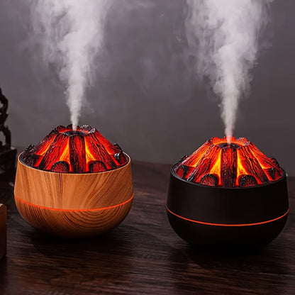 Skorter | Fire Diffuser - Mini simulated charcoal fire air humidifier with realistic flame effect