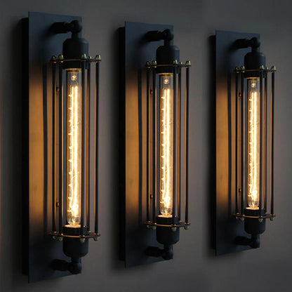 Skorter | Industrial Flute Wall Lamp