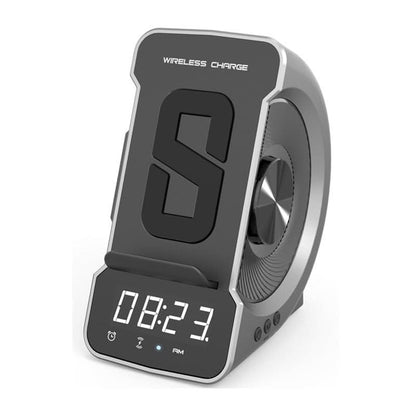 Skorter | BRYN - Alarm clock with portable speaker and wireless charger