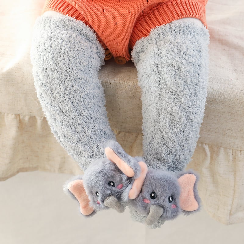 Skorter | A Pair of Baby Cute Coral Fleece Socks