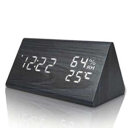Skorter | NatureClock - Wooden clock with temperature and humidity display