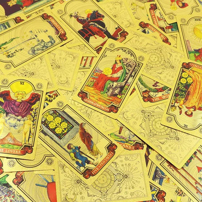 Skorter | Explore the Mystical World of Tarot Gold Foil Tarot