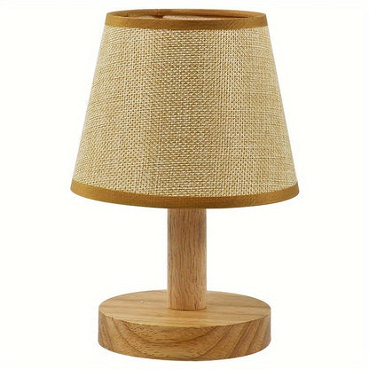 Skorter | NordicLicht - Three LED Night Light with Linen Shade