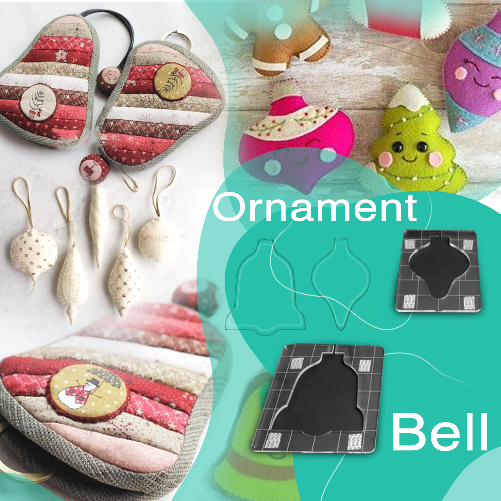 Skorter | Christmas Motif Quilting Template Set (6 PCS)  - With Instructions