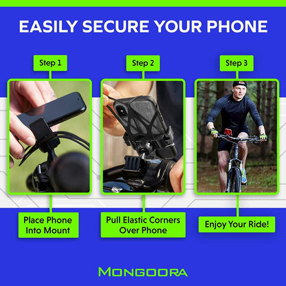 Skorter | Bike and motorcycle mount for phone - 3 bands