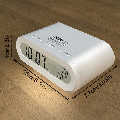 Skorter | TimeGlow - LED Digital Alarm Clock with FM Radio and Snooze Function
