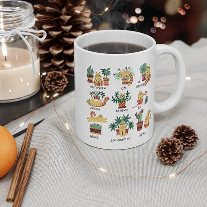 Skorter | Combo Cat and Plants Coffee Tea Mug