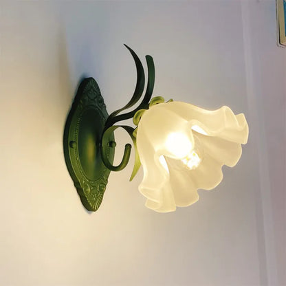 Skorter | LED Lily of the Valley Flower Wall Lamp - Decorative Floral Light Fixture for Living Room & Bedroom Decor