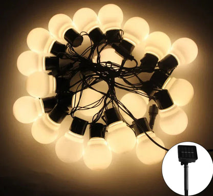 Skorter | LumiString – LED Sunlight Mood Lighting for Outdoors, Energy Saving Garden Lighting for Terrace & Balcony