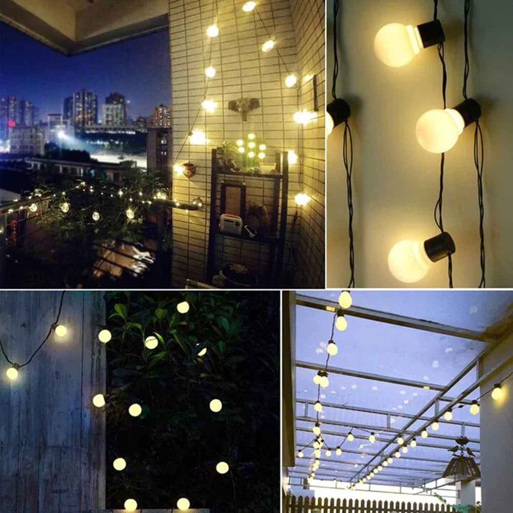Skorter | LED Solar String Lights for Outdoor – Eco-Friendly Garden and Terrace Lighting