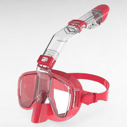 Skorter | Foldable Snorkel Mask with Anti-Fog Lens and Adjustable Strap for Easy Underwater Exploration
