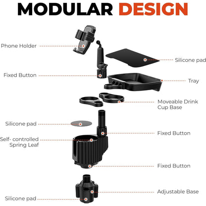 Skorter | 5-in-1 Car Organizer & Cup Holder