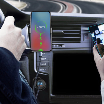 Skorter | 5-in-1 Fast Charging Car Charger QC PD USB Type C LT 5 Ports with 4ft Spiral Cable