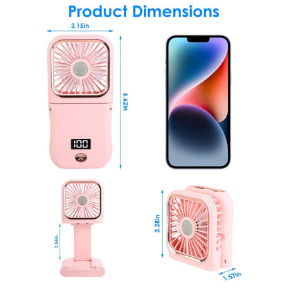 Skorter | 5-in-1 Foldable Rechargeable Hands-free Mini Fan