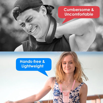 Skorter | 5-in-1 Foldable Rechargeable Hands-free Mini Fan