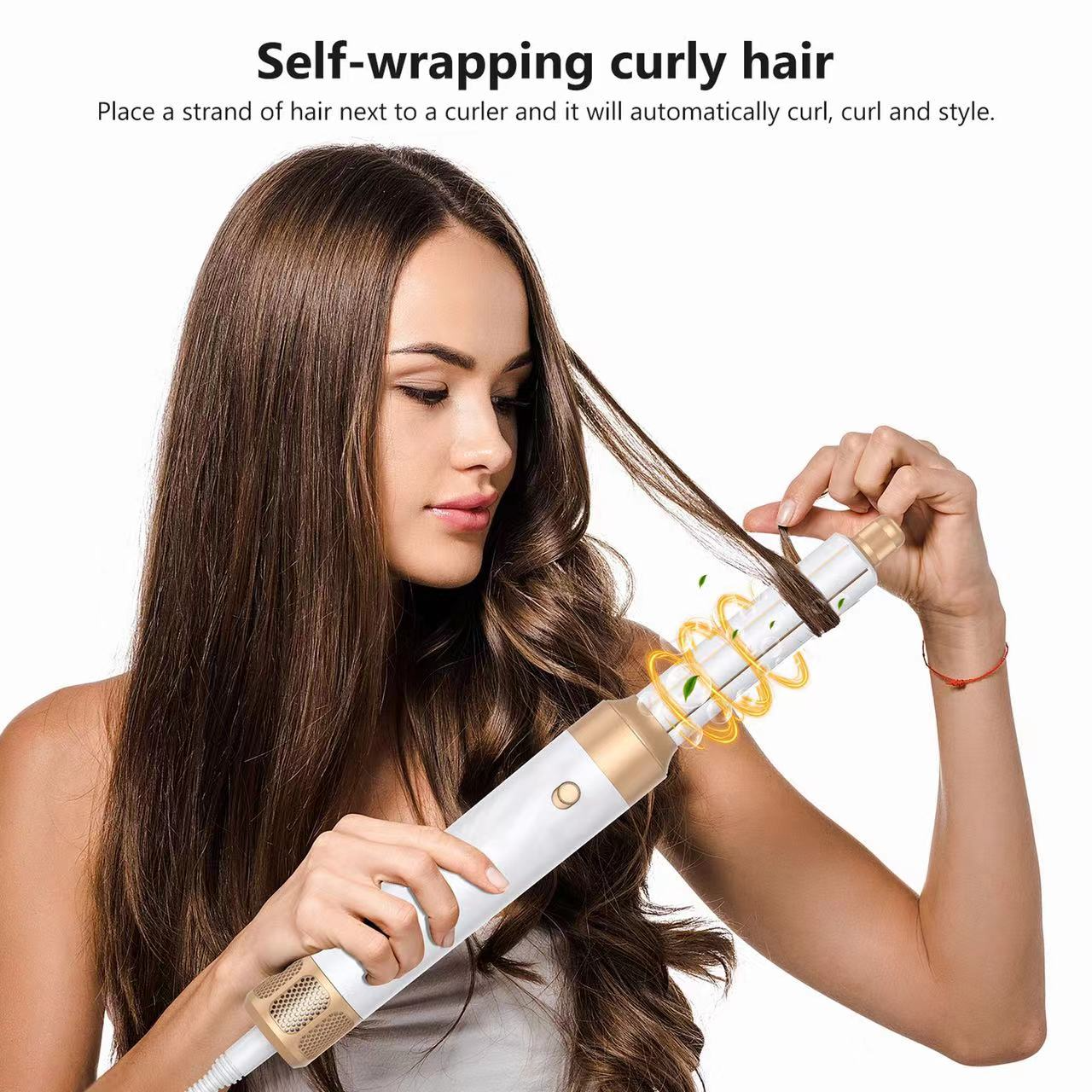 Skorter | 7-in-1 Airwrap Hair Styler | Multi-Functional Styling Tool for Curls, Waves & Straightening