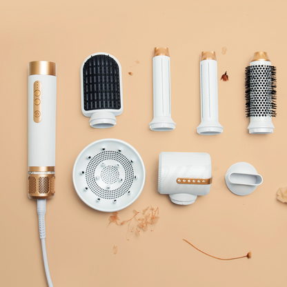 Skorter | 7-in-1 Airwrap Hair Styler | Multi-Functional Styling Tool for Curls, Waves & Straightening