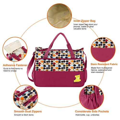 Skorter | 5-Pack: Baby Diaper Bag Set