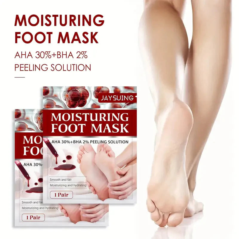 Skorter | 5-Pack: JAYSUING AHA 30% BHA 2% Peeling Solution Foot Mask