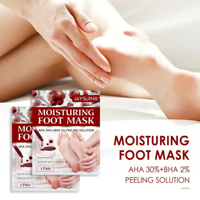 Skorter | 5-Pack: JAYSUING AHA 30% BHA 2% Peeling Solution Foot Mask
