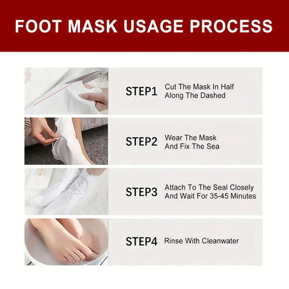 Skorter | 5-Pack: JAYSUING AHA 30% BHA 2% Peeling Solution Foot Mask