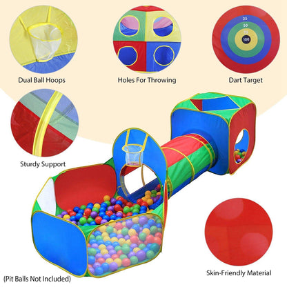 Skorter | 5-piece: Pop Up Playhouse Kids Ball Pit Tent