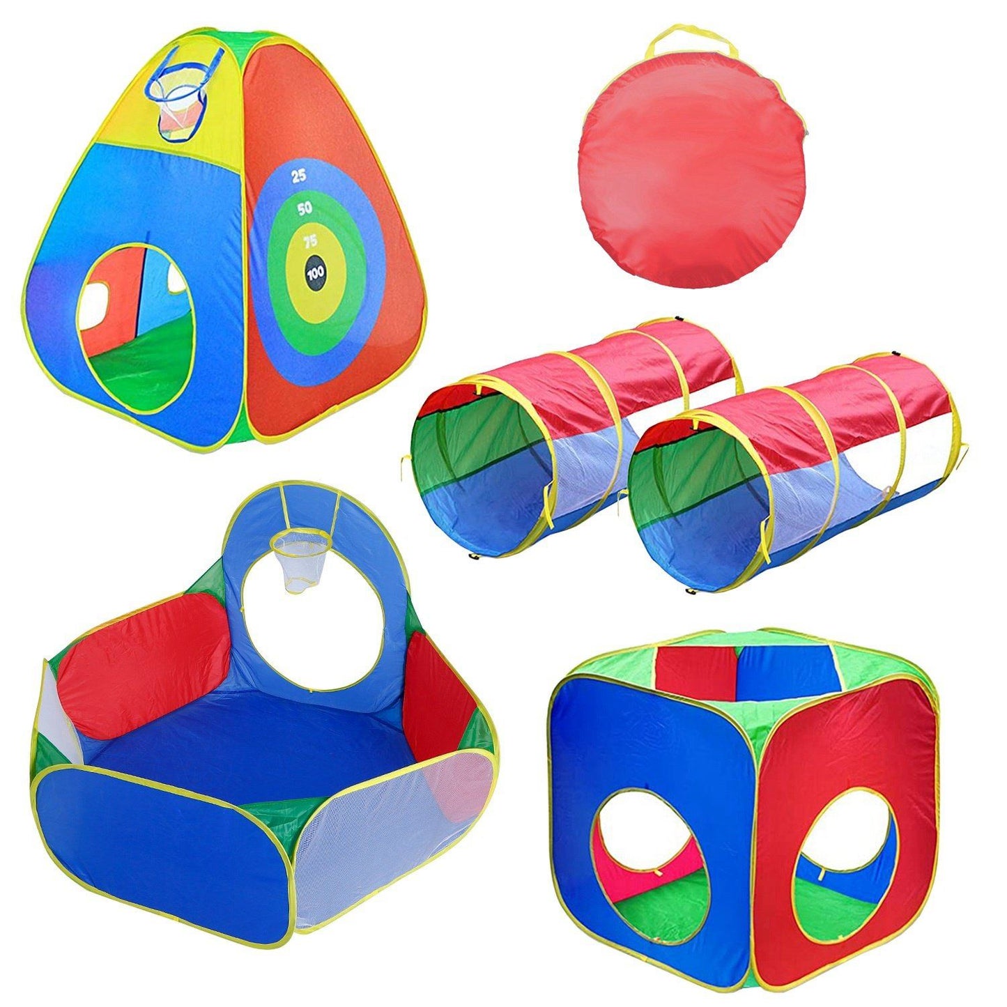 Skorter | 5-piece: Pop Up Playhouse Kids Ball Pit Tent