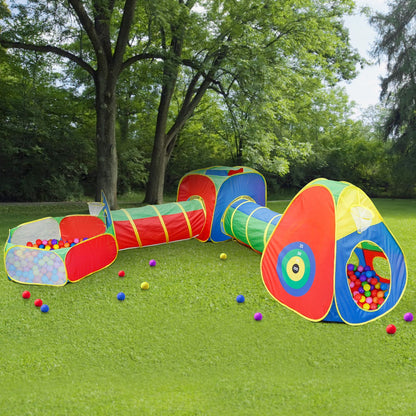 Skorter | 5-piece: Pop Up Playhouse Kids Ball Pit Tent