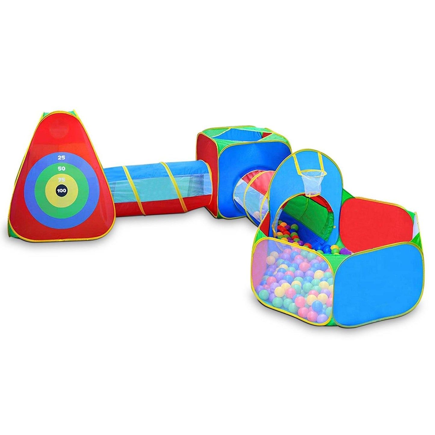 Skorter | 5-piece: Pop Up Playhouse Kids Ball Pit Tent