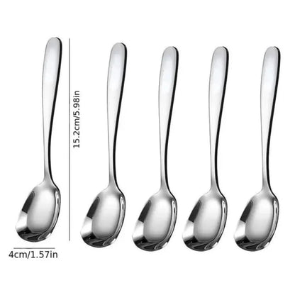 Skorter | Bulk Spoon Set | Stainless Steel + Square Head