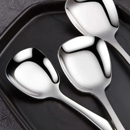Skorter | Bulk Spoon Set | Stainless Steel + Square Head