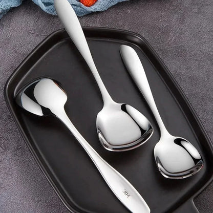 Skorter | Bulk Spoon Set | Stainless Steel + Square Head