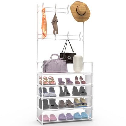 Skorter | 5-layer dust-free entrance hall rug clothing and shoe holder