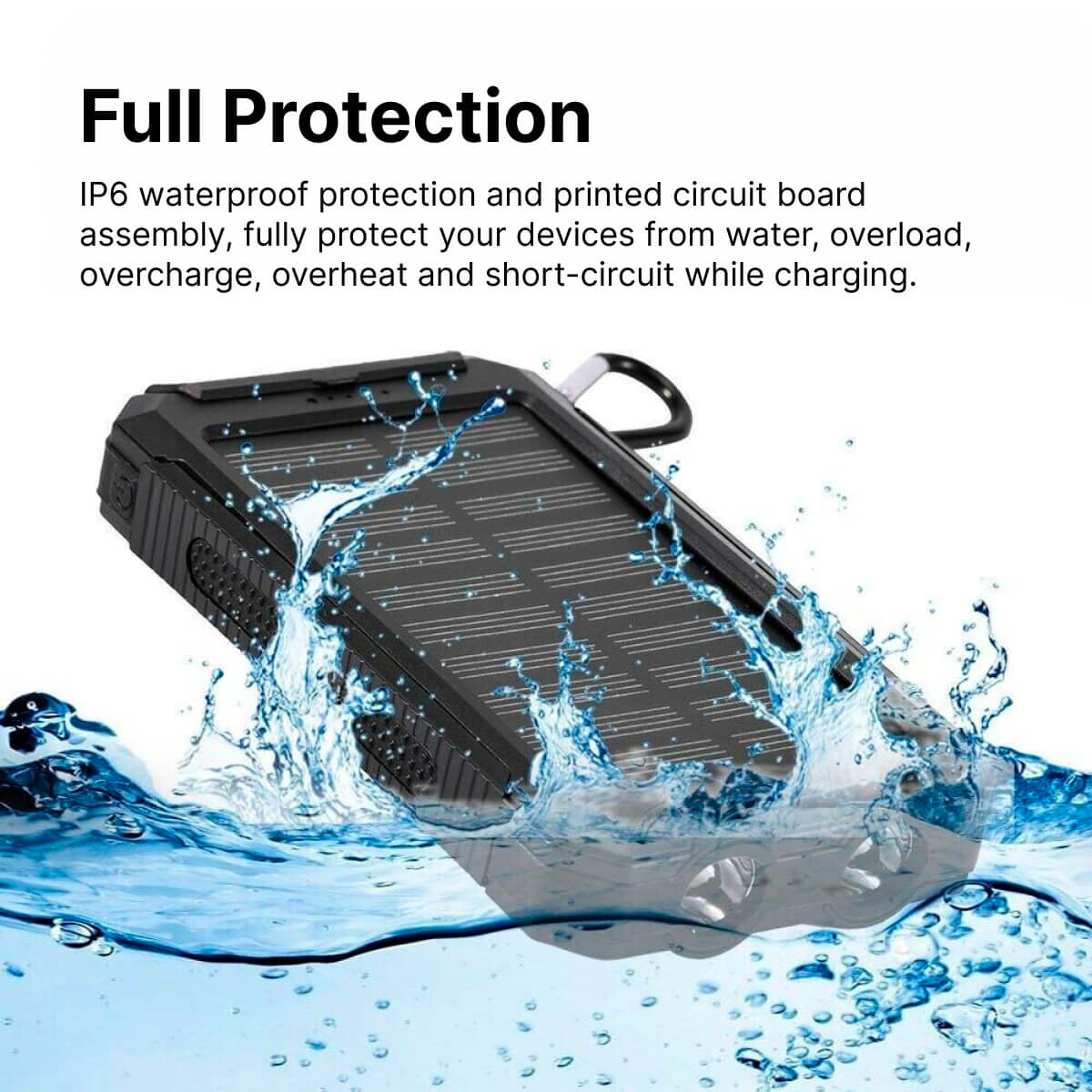 Skorter | Solar Charger Waterproof Power Bank External