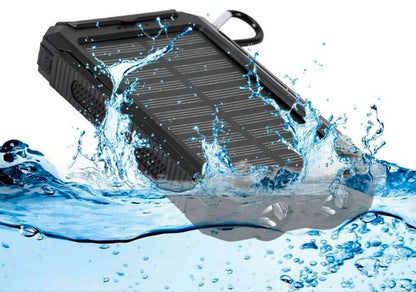 Skorter | Waterproof Solar Power Bank with LED Flashlight