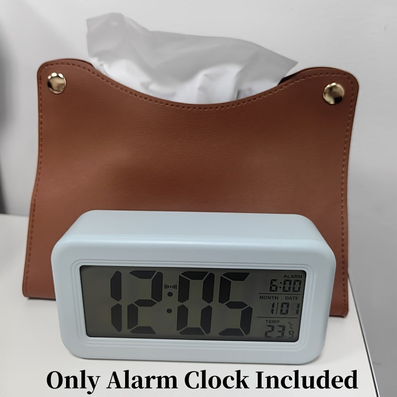 Skorter | Digital Alarm Clock with LCD Screen - Date and Temperature Display
