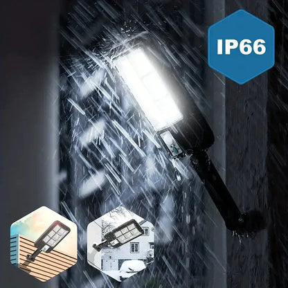 Skorter | 5000LM Solar Floodlight Twilight to Dawn, Solar Powered Outdoor Lights with Security Motion Sensor