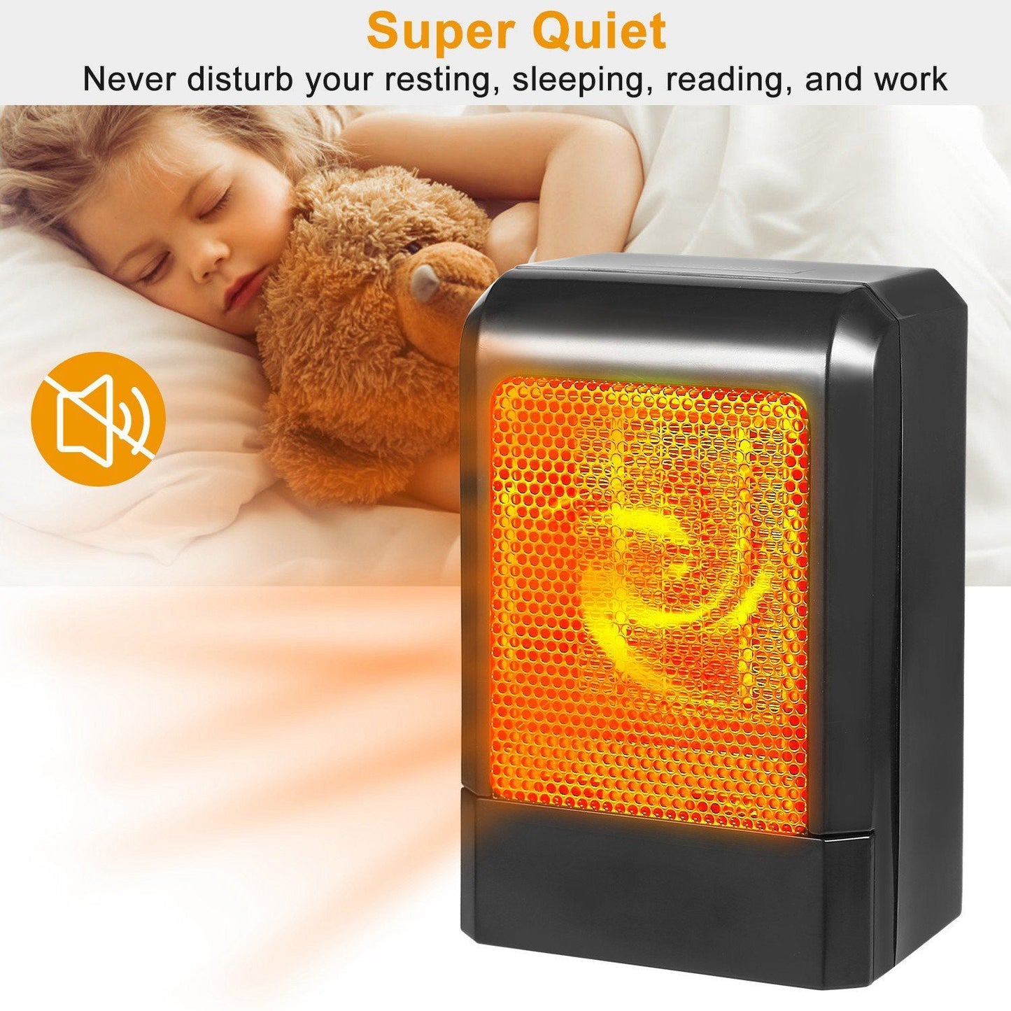 Skorter | 500W Ceramic Portable Electric Heater