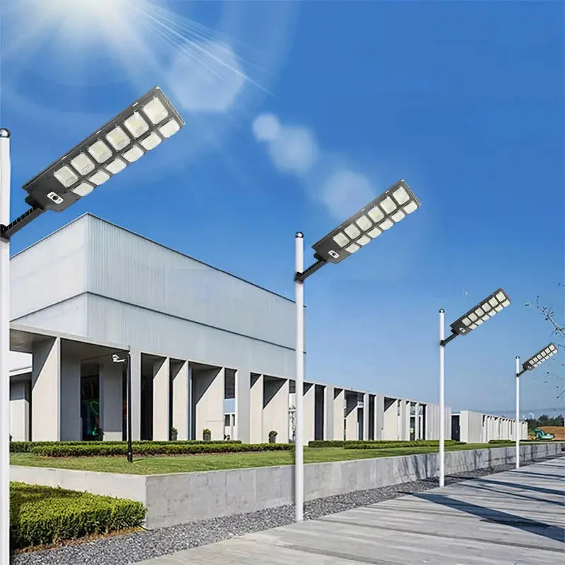 Skorter | 504-LED Ultra-Bright 6500K Solar Motion Sensor Gate Lighting with Remote Control