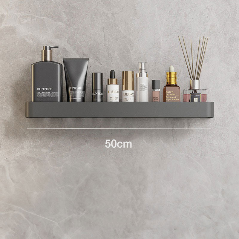 Skorter | Contemporary, elegant bathroom shelves in gray