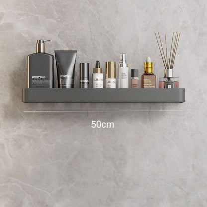 Skorter | Contemporary, elegant bathroom shelves in gray