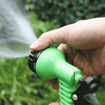 Skorter | 50ft Lightweight Expandable Garden Hose (w/ Hose Nozzle)