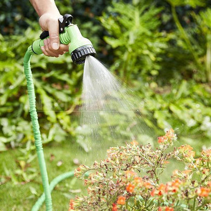 Skorter | 50ft Lightweight Expandable Garden Hose (w/ Hose Nozzle)