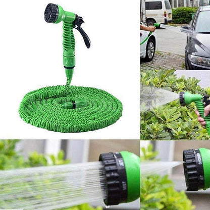 Skorter | 50ft Lightweight Expandable Garden Hose (w/ Hose Nozzle)