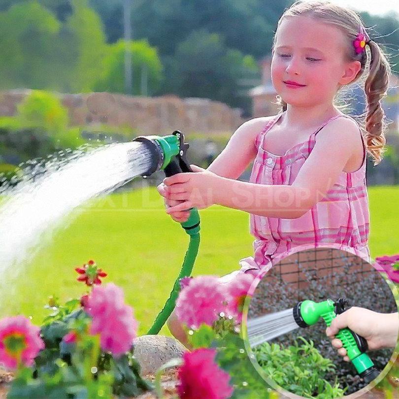 Skorter | 50ft Lightweight Expandable Garden Hose (w/ Hose Nozzle)