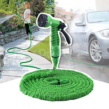 Skorter | 50ft Lightweight Expandable Garden Hose (w/ Hose Nozzle)