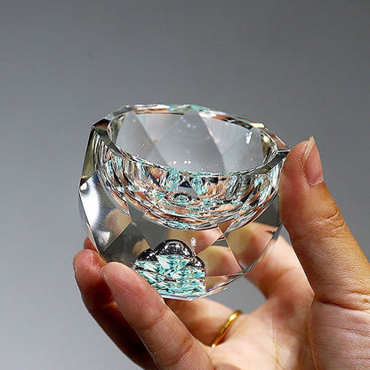 Skorter | 50ml diamond-cut crystal drinking glasses vodka shot glasses wine glasses whiskey glasses spirits sake soju brandy tea cup