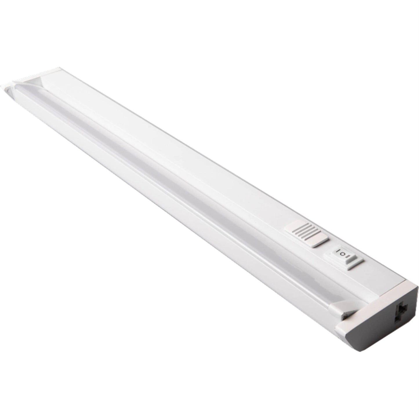 Skorter | Westek 22" White Plug-In LED Under-Cabinet Lighting - Energy Saving, Plastic, One Size